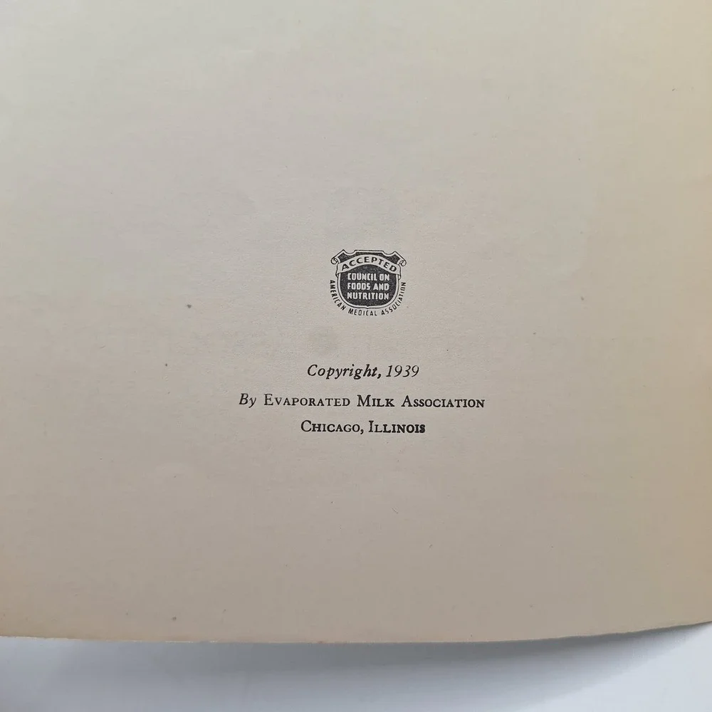 Quantity Recipes‎ for Quality Foods 1939 Evaporated Milk Association Cookbook